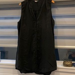 Eileen Fisher organic sleeveless tunic-dress XL